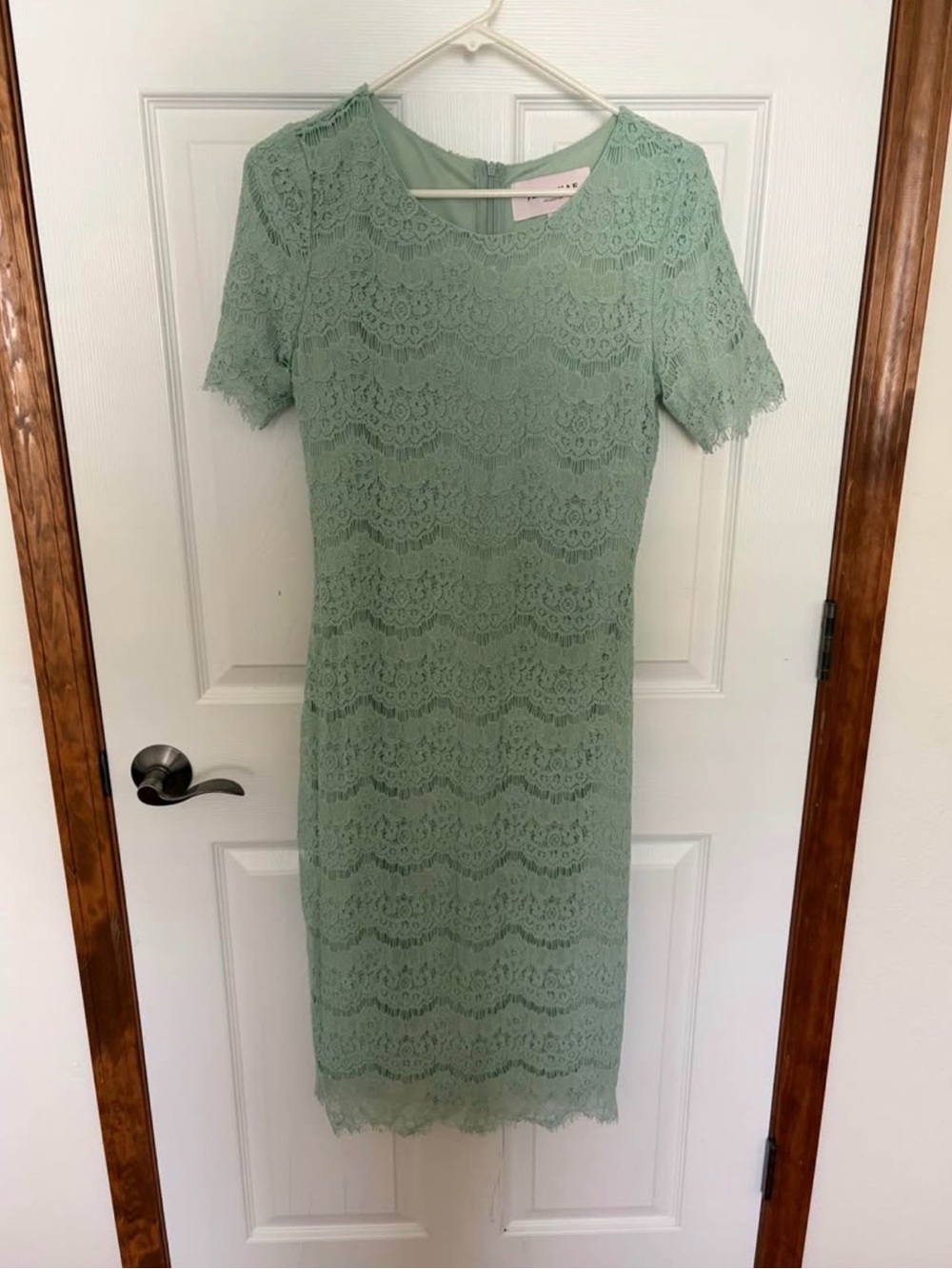 JessaKae Sage Green Lace Dress
